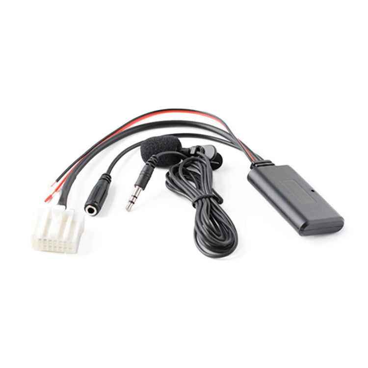 รถโมดูลบลูทูธไร้สายอะแดปเตอร์เสียงAUXสายAUXบลูทูธเพลง + ไมโครโฟนสำหรับMazda M6 M3 RX-8 MX-5 / Bestune B70, For Mazda M6 M3 RX-8 MX-5