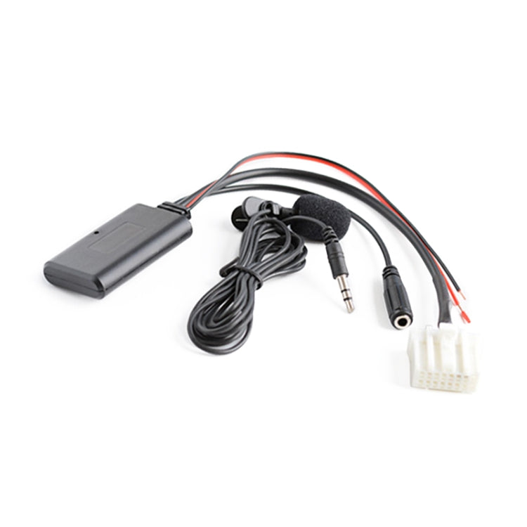 รถโมดูลบลูทูธไร้สายอะแดปเตอร์เสียงAUXสายAUXบลูทูธเพลง + ไมโครโฟนสำหรับMazda M6 M3 RX-8 MX-5 / Bestune B70, For Mazda M6 M3 RX-8 MX-5