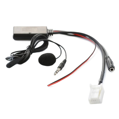 รถอะแดปเตอร์เสียงไร้สายบลูทูธเพลงAUX + ไมโครโฟนสำหรับMazda 5 8 CX9 CX7, For Mazda 5
