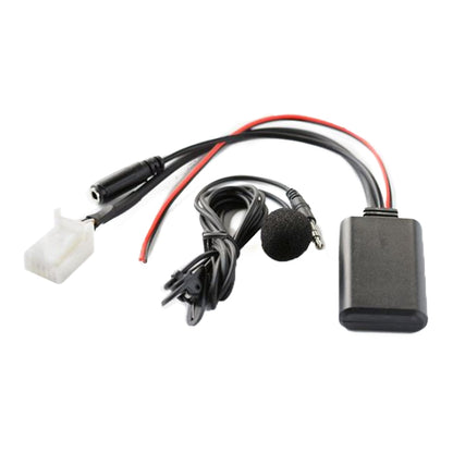 รถอะแดปเตอร์เสียงไร้สายบลูทูธเพลงAUX + ไมโครโฟนสำหรับMazda 5 8 CX9 CX7, For Mazda 5