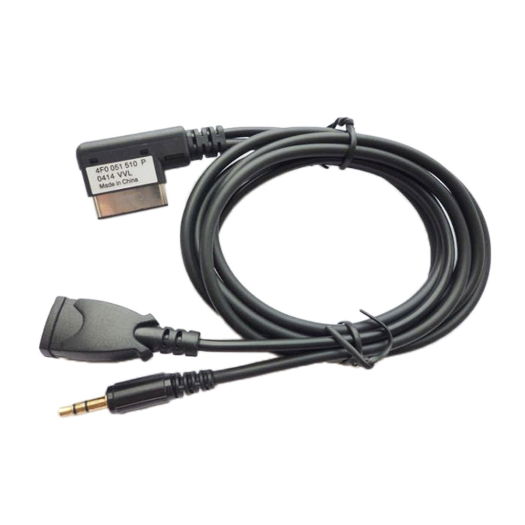 รถ AMI AUX สายสัญญาณเสียง AUX + ชาร์จ USB + เพลงมือถือสำหรับ Mercedes-Benz, For Mercedes-Benz (USB)