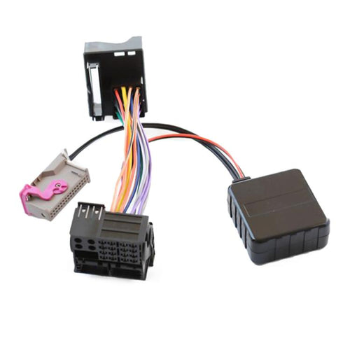 รถ RNS-E 32PIN บลูทูธเพลง AUX สายสัญญาณเสียงดิจิตอลสำหรับ Audi A3 A4 A6 A8 TT R8, For Audi A3
