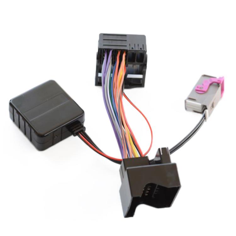 รถ RNS-E 32PIN บลูทูธเพลง AUX สายสัญญาณเสียงดิจิตอลสำหรับ Audi A3 A4 A6 A8 TT R8, For Audi A3