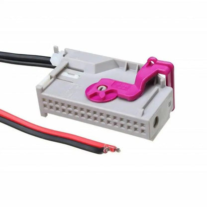 รถ RNS-E 32PIN บลูทูธเพลง AUX สายสัญญาณเสียงดิจิตอลสำหรับ Audi A3 A4 A6 A8 TT R8, For Audi A3