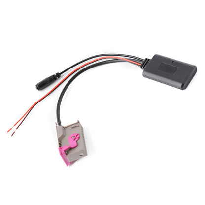 รถ RNS-E 32PIN บลูทูธเพลง + ไมโครโฟนสายสัญญาณเสียง Aux สำหรับ Audi A3 A4 A6 A8 TT R8, For Audi A3 A4