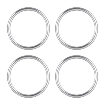 4 ชิ้น / ชุดเครื่องปรับอากาศ Vent แหวนตกแต่งโลหะสำหรับ Audi A1, For Audi A1