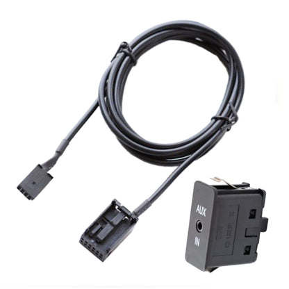 รถอินเตอร์เฟซเสียง AUX + สายรัดสายไฟสำหรับ BMW E85 E86 Z4 X3, For BMW E85 E86 Z4 X3
