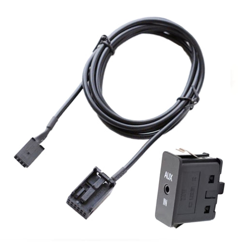 รถอินเตอร์เฟซเสียง AUX + สายรัดสายไฟสำหรับ BMW E85 E86 Z4 X3, For BMW E85 E86 Z4 X3