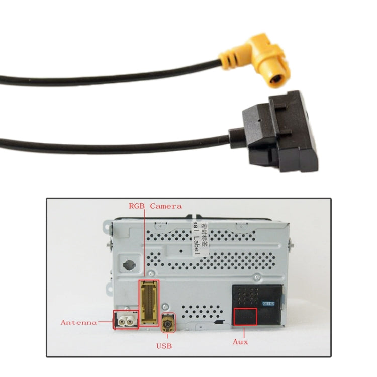 รถ RCD510 + RSN315 VDO290/292/2313A ดัดแปลงสาย USB สำหรับ Volkswagen/Skoda Octavia, For Volkswagen / Skoda Octavia