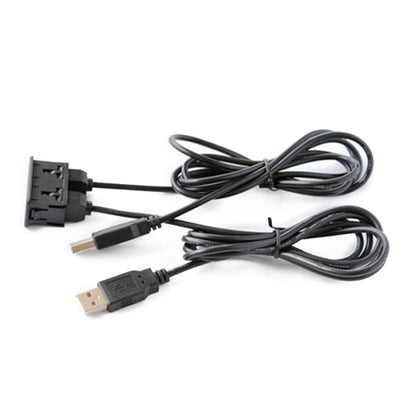 รถ Universal Modified Dual USB อินเทอร์เฟซสายชาร์จผู้ถือสวิทช์สำหรับ ALPINE/Pioneer, USB+USB