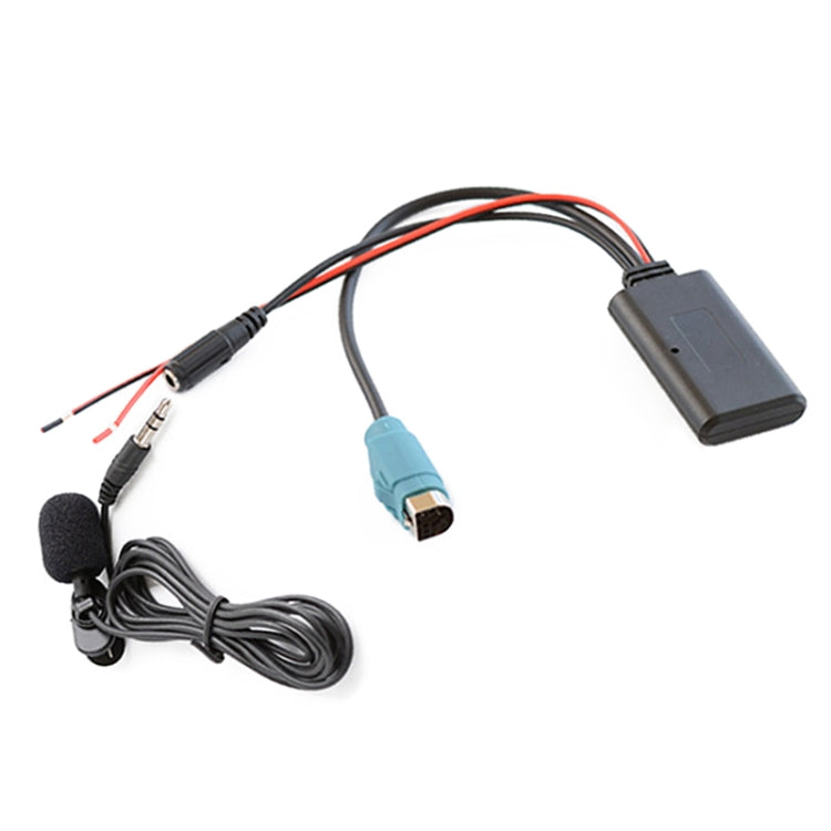 รถAUXบลูทูธไร้สายสายสัญญาณเสียงเพลง + ไมโครโฟนสำหรับAlpine Kce-237b 123E 101E 102E 105E 117J 305S, For Alpine Kce-237b 123E