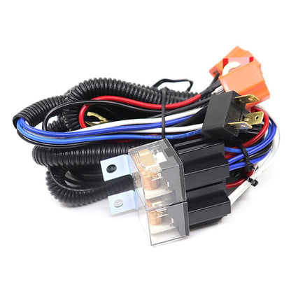 12V 2-lamp รถ การปรับเปลี่ยนไฟหน้าสายไฟสายรัด Brightener Cable, Brightener Cable