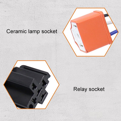 12V 2-lamp รถ การปรับเปลี่ยนไฟหน้าสายไฟสายรัด Brightener Cable, Brightener Cable