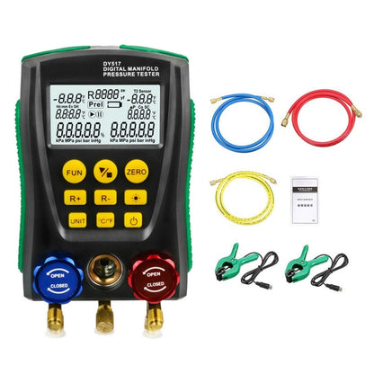 DUOYI DY517A เครื่องปรับอากาศรถยนต์เครื่องมือวินิจฉัยอุณหภูมิ Fluoride Meter, DY517A