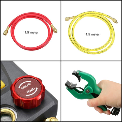 DUOYI DY517A เครื่องปรับอากาศรถยนต์เครื่องมือวินิจฉัยอุณหภูมิ Fluoride Meter, DY517A