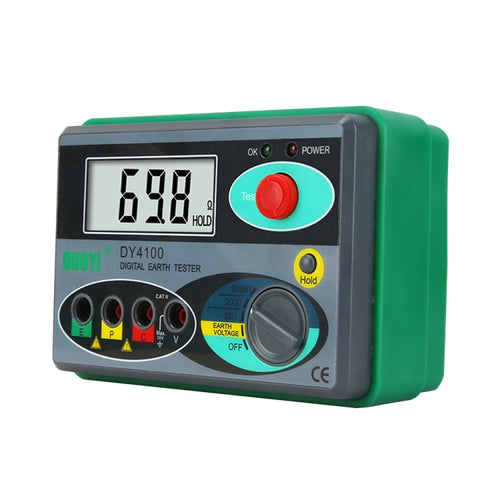 DUOYI DY4100 เครื่องวัดความต้านทานกราวด์ดิจิตอลความแม่นยำสูง, DY4100