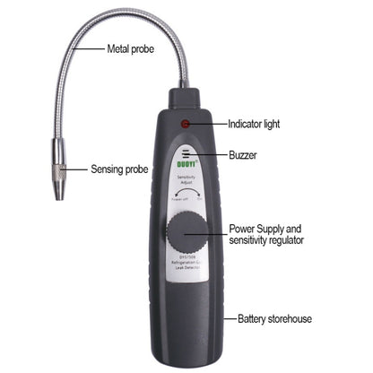 DUOYI DY5750B เครื่องตรวจจับการรั่วไหลของเครื่องปรับอากาศรถยนต์, DY5750B