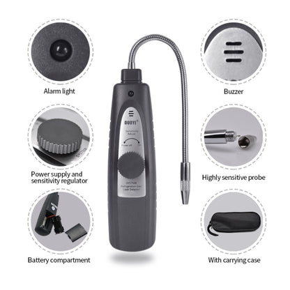 DUOYI DY5750B เครื่องตรวจจับการรั่วไหลของเครื่องปรับอากาศรถยนต์, DY5750B