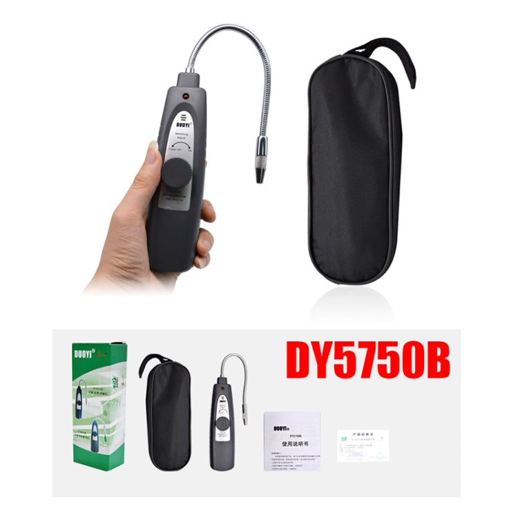 DUOYI DY5750B เครื่องตรวจจับการรั่วไหลของเครื่องปรับอากาศรถยนต์, DY5750B