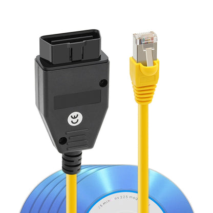 ESYS ENET สำหรับ ICOM BMW F-Series พร้อมชุดสายซ่อนแปรงรถยนต์ CD V50.3 ครบชุด, Car Brush Hidden Cable