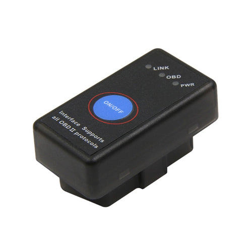 มินิบลูทูธ 4.0 ELM327 OBD รถเครื่องสแกนเนอร์วินิจฉัยข้อบกพร่องพร้อมสวิตช์ไฟ, Bluetooth 4.0 with Power Switch