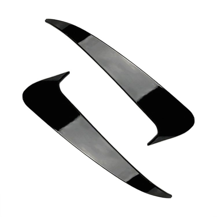 รถด้านหลังกันชน Air Outlet ลมมีดใบมีดตกแต่งสติกเกอร์สำหรับ Mercedes-Benz C Class W205, Rear Wind Knife For Mercedes-Benz C Class(Black), Rear Wind Knife For Mercedes-Benz C Class(Carbon Fiber Black)