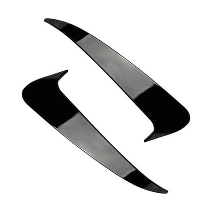 รถด้านหลังกันชน Air Outlet ลมมีดใบมีดตกแต่งสติกเกอร์สำหรับ Mercedes-Benz C Class W205, Rear Wind Knife For Mercedes-Benz C Class(Black), Rear Wind Knife For Mercedes-Benz C Class(Carbon Fiber Black)