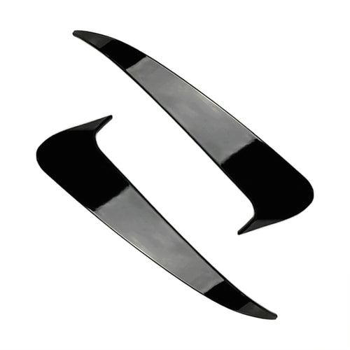 รถด้านหลังกันชน Air Outlet ลมมีดใบมีดตกแต่งสติกเกอร์สำหรับ Mercedes-Benz C Class W205, Rear Wind Knife For Mercedes-Benz C Class(Black), Rear Wind Knife For Mercedes-Benz C Class(Carbon Fiber Black)