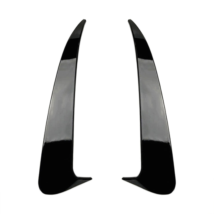 รถด้านหลังกันชน Air Outlet ลมมีดใบมีดตกแต่งสติกเกอร์สำหรับ Mercedes-Benz C Class W205, Rear Wind Knife For Mercedes-Benz C Class(Black), Rear Wind Knife For Mercedes-Benz C Class(Carbon Fiber Black)