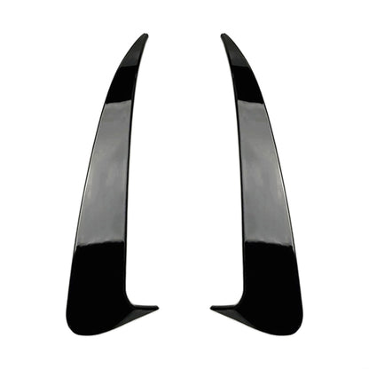 รถด้านหลังกันชน Air Outlet ลมมีดใบมีดตกแต่งสติกเกอร์สำหรับ Mercedes-Benz C Class W205, Rear Wind Knife For Mercedes-Benz C Class(Black), Rear Wind Knife For Mercedes-Benz C Class(Carbon Fiber Black)