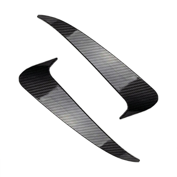 รถด้านหลังกันชน Air Outlet ลมมีดใบมีดตกแต่งสติกเกอร์สำหรับ Mercedes-Benz C Class W205, Rear Wind Knife For Mercedes-Benz C Class(Black), Rear Wind Knife For Mercedes-Benz C Class(Carbon Fiber Black)