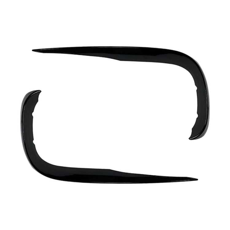 รถลมด้านหน้ามีดตกแต่งสติกเกอร์สำหรับMercedes-Benz E Class W213 2016-2020/E200/E260/E300, Wind Knife For Mercedes-Benz E Class(Black), Wind Knife For Mercedes-Benz E Class(Carbon Fiber Black)