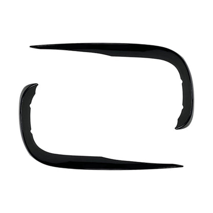 รถลมด้านหน้ามีดตกแต่งสติกเกอร์สำหรับMercedes-Benz E Class W213 2016-2020/E200/E260/E300, Wind Knife For Mercedes-Benz E Class(Black), Wind Knife For Mercedes-Benz E Class(Carbon Fiber Black)