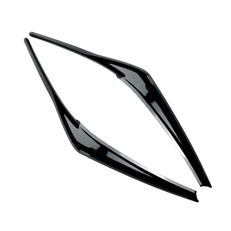 สติ๊กเกอร์ตกแต่งคิ้วไฟหน้ารถสำหรับ Toyota Camry 2018+, Headlight Eyebrow For Toyota Camry 2018+ (Black), Headlight Eyebrow For Toyota Camry 2018+ (Carbon Fiber Black)