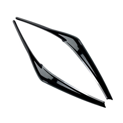 สติ๊กเกอร์ตกแต่งคิ้วไฟหน้ารถสำหรับ Toyota Camry 2018+, Headlight Eyebrow For Toyota Camry 2018+ (Black), Headlight Eyebrow For Toyota Camry 2018+ (Carbon Fiber Black)