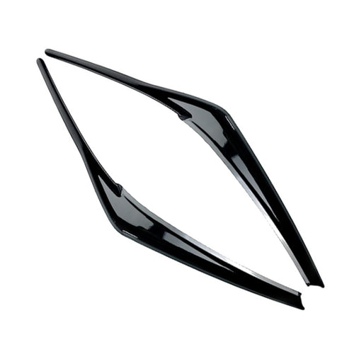 สติ๊กเกอร์ตกแต่งคิ้วไฟหน้ารถสำหรับ Toyota Camry 2018+, Headlight Eyebrow For Toyota Camry 2018+ (Black), Headlight Eyebrow For Toyota Camry 2018+ (Carbon Fiber Black)