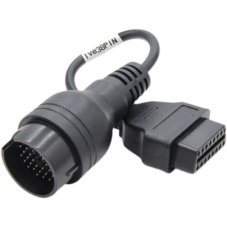 38 ปักหมุดเข้ากับสายเคเบิลรถบรรทุก OBD2 สำหรับ IVECO, For IVECO