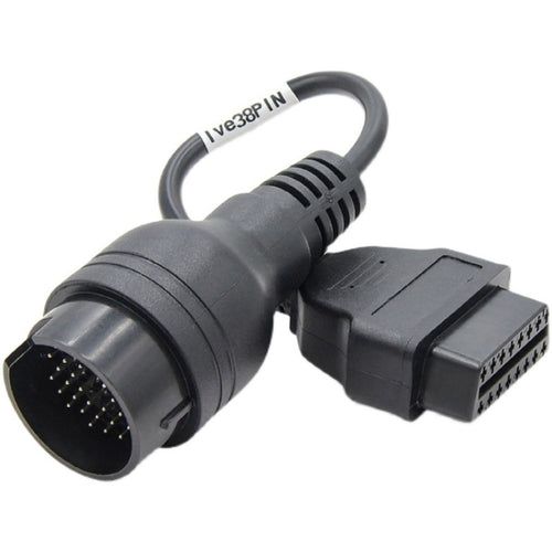 38 ปักหมุดเข้ากับสายเคเบิลรถบรรทุก OBD2 สำหรับ IVECO, For IVECO