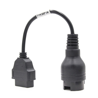 38 ปักหมุดเข้ากับสายเคเบิลรถบรรทุก OBD2 สำหรับ IVECO, For IVECO