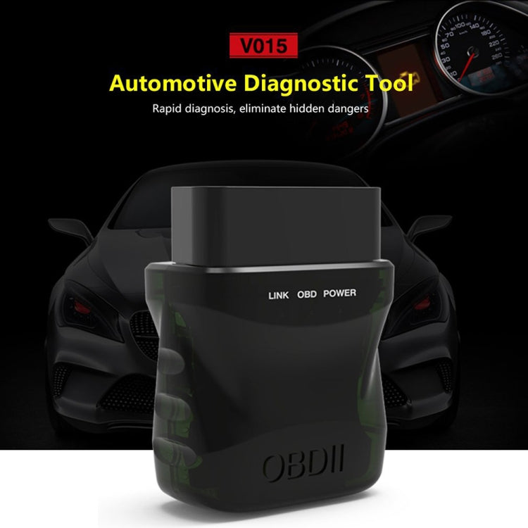 V015 OBD2 เครื่องสแกนเนอร์ ELM327 Bluetooth 4.0 เครื่องสแกนเนอร์วินิจฉัยข้อผิดพลาด