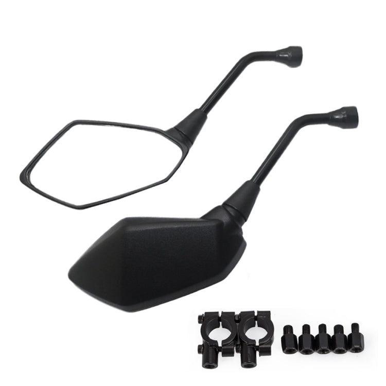 ZF001-185B กระจกมองหลังคู่กระจกสะท้อนแสงสำหรับรถ ATV สี่ล้อ, ZF001-185B