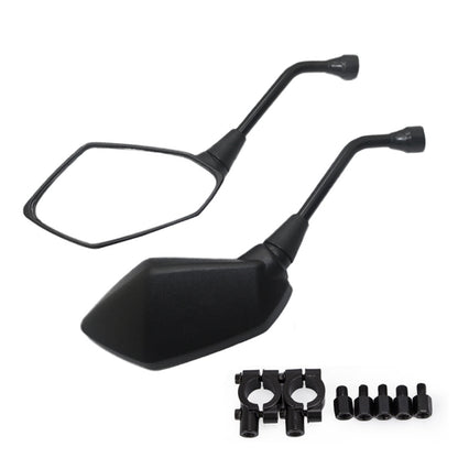 ZF001-185B กระจกมองหลังคู่กระจกสะท้อนแสงสำหรับรถ ATV สี่ล้อ, ZF001-185B
