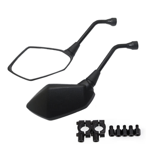 ZF001-185B กระจกมองหลังคู่กระจกสะท้อนแสงสำหรับรถ ATV สี่ล้อ, ZF001-185B