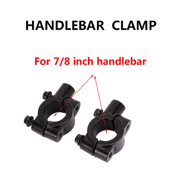 ZF001-185B กระจกมองหลังคู่กระจกสะท้อนแสงสำหรับรถ ATV สี่ล้อ, ZF001-185B