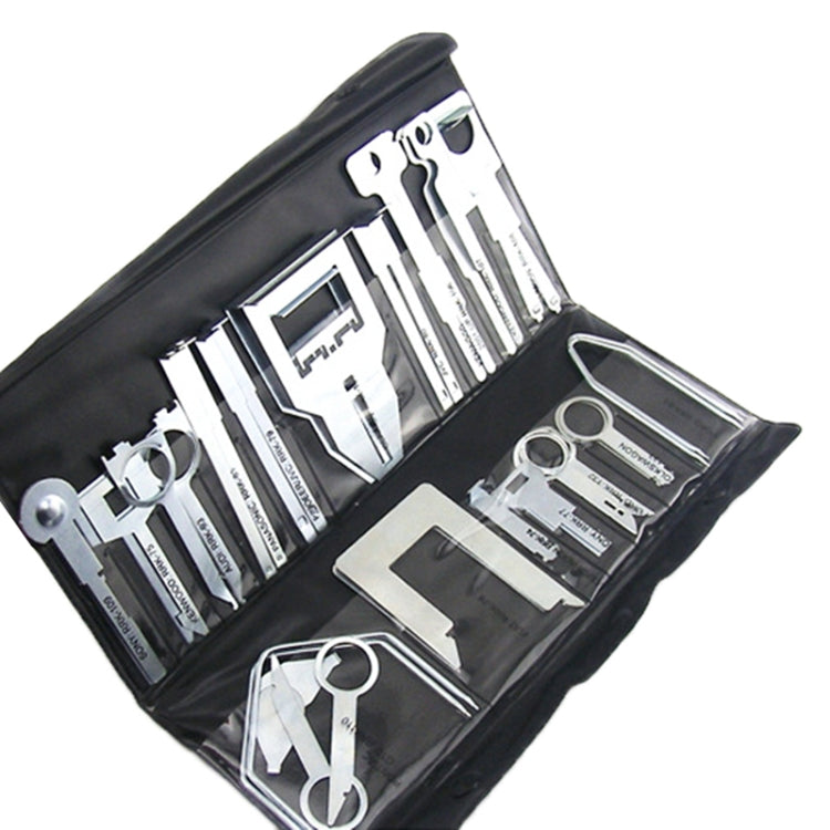 38 in 1 Car Audio Disassembly Tool เครื่องมือนำทาง DVD CD สำหรับ Mercedes-Benz / Volkswagen / Audi, 38 in 1