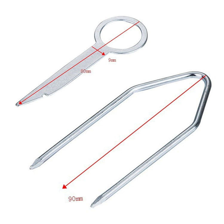 38 in 1 Car Audio Disassembly Tool เครื่องมือนำทาง DVD CD สำหรับ Mercedes-Benz / Volkswagen / Audi, 38 in 1