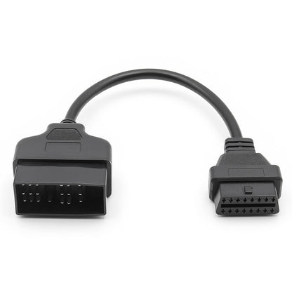 22Pin To 16PinรถOBD2 สายแปลงOBDIIอะแดปเตอร์วินิจฉัยสำหรับToyota, OBD2 Conversion Cable