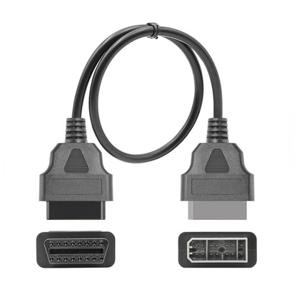14Pin to 16Pin รถ OBD2 สายแปลงอะแดปเตอร์วินิจฉัย OBDII สำหรับ Nissan, 14Pin to 16Pin for Nissan