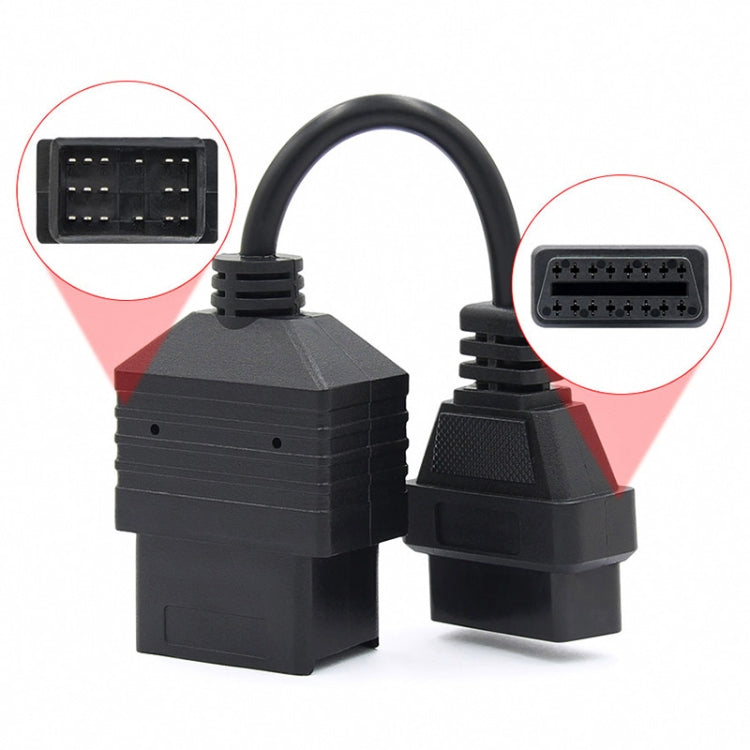 17Pin To 16PinรถOBD2 สายแปลงOBDIIอะแดปเตอร์วินิจฉัยสำหรับToyota, For Toyota