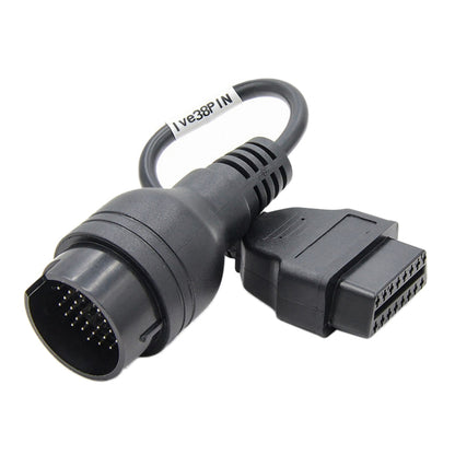 38Pin To 16PinรถบรรทุกOBD2 สายแปลงOBDIIอะแดปเตอร์วินิจฉัยสำหรับIveco, 38Pin to 16Pin for Iveco